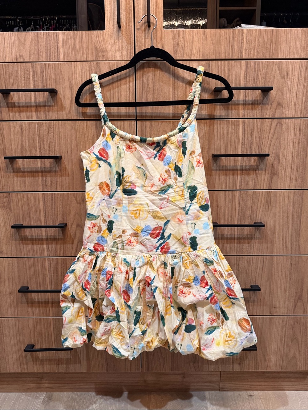 Astr the Label Bubble Mini Floral Dress - Medium